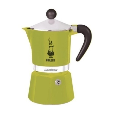 CAFETERA BIALETTI RAINBOW 1TZA VERDE