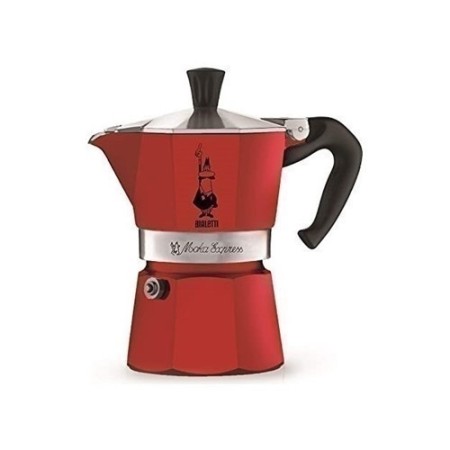 CAFETERA BIALETTI MOKA 6TZAS ROJA