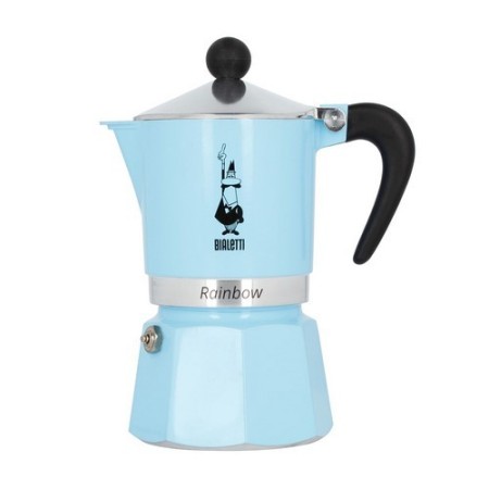 CAFETERA BIALETTI RAINBOW 1TZA TURQUESA